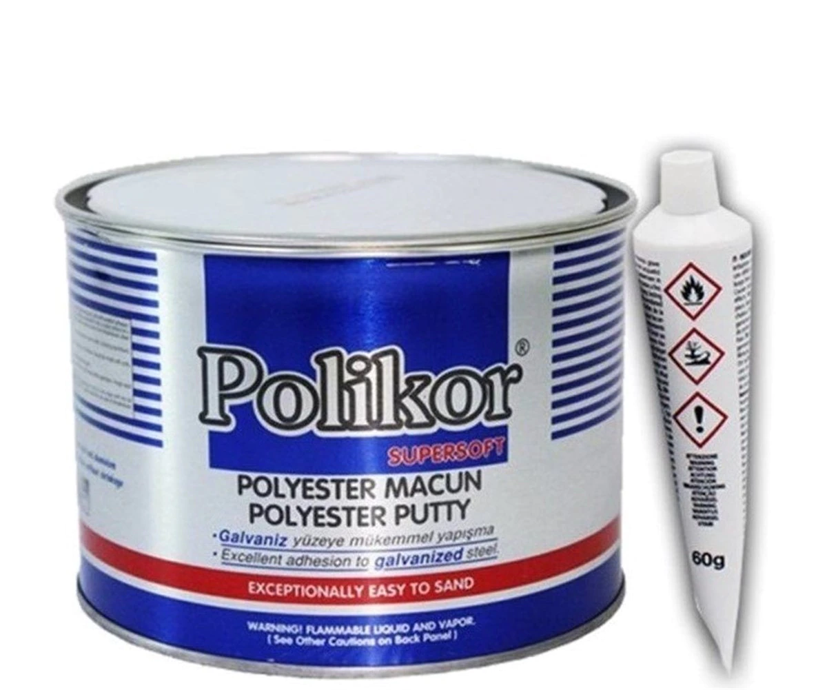Polikor Polyester Süper Soft Macun Çelik Macunu 40 Gr